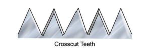 מסור קרוס שיניים crosscut teeth